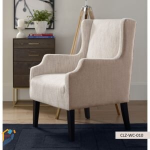 Chair solid Mahagony wood leather fabric upholstery