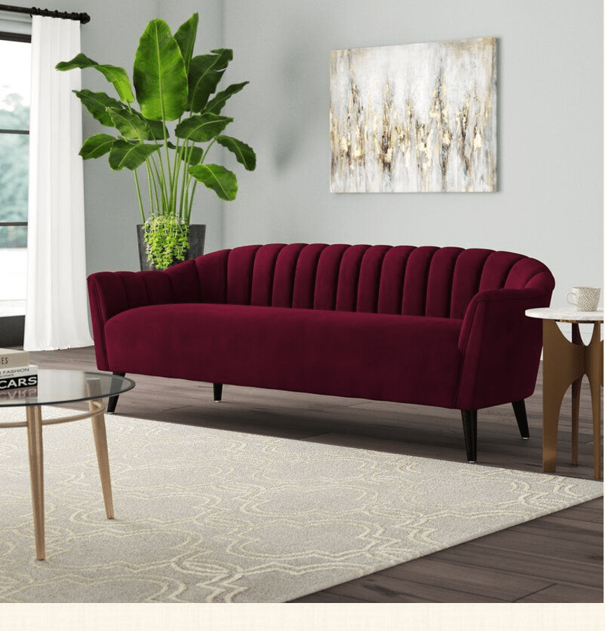 Sofa Made of Mahagony wood leg base Inner frame made of Garjan and Gamari wood with Lacquer Color Upholstered with PU leather velvet