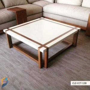 Mahagony wood lacquer finish white duco painted MDF board top