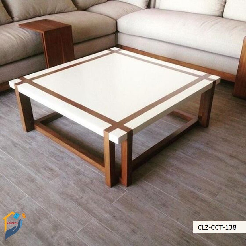 Mahagony wood lacquer finish white duco painted MDF board top