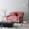 Sofa set Mahagony wood quality rubber foam fabric leather