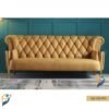 Sofa set Mahagony wood quality rubber foam fabric leather