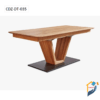 Dining table made of Mahogony wood Canadian oak veneer MDF with lacquer polish.
