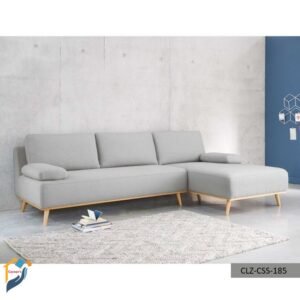 Sofa set exposed part Solid Mahgony wood fabric leather