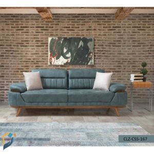 Sofa set Mahagony wood quality rubber foam fabric leather