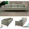 Sofa set Mahagony wood quality rubber foam fabric leather