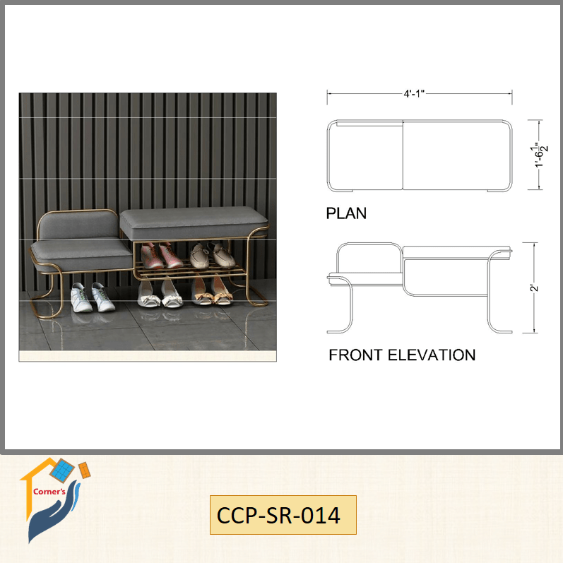 Shoe Rack (CCP-RS-014) - Image 2