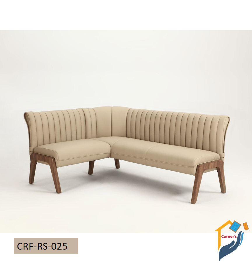 Modern Restaurant sofa made of Mahogony wood leg with lacquer polish inner frame Garjan wood seat rubber foam with velvet fabric.