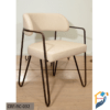 Restaurant Chair made of Mahogony wood with lacquer polish inner Gorjon Gamari seat rubber foam with velvet fabric.