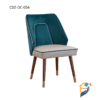 Dining Chair made of Mahogony wood with seat rubber foam with velvet fabric.