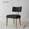 Dining Chair made of Mahogony wood with seat rubber foam with velvet fabric.
