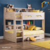 Kids bunk bed made of Solid Mahagony Wood, inner garjan and gamari wood, Canadian OAK veneer MDF board with Duco paint finish.