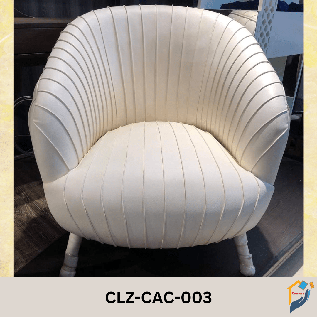 Accent chair quality rubber foam fabric leather