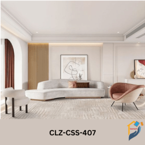 Sofa set quality rubber foam fabric leather