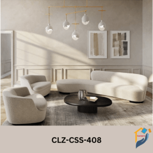 Sofa set quality rubber foam fabric leather