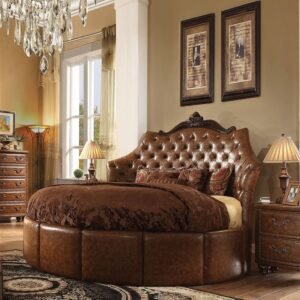 Bedroom bed solid Mahagony wood ply board garjan gamari fabric.Inner frame is made of Garjan Gamari wood and Ply board.As per picture.