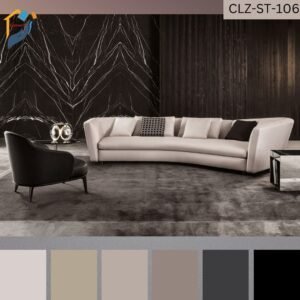 simple sophisticated single seater sofa