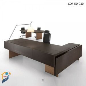 executive desk Canadian OAK Veneer MDF Lacquer Polish