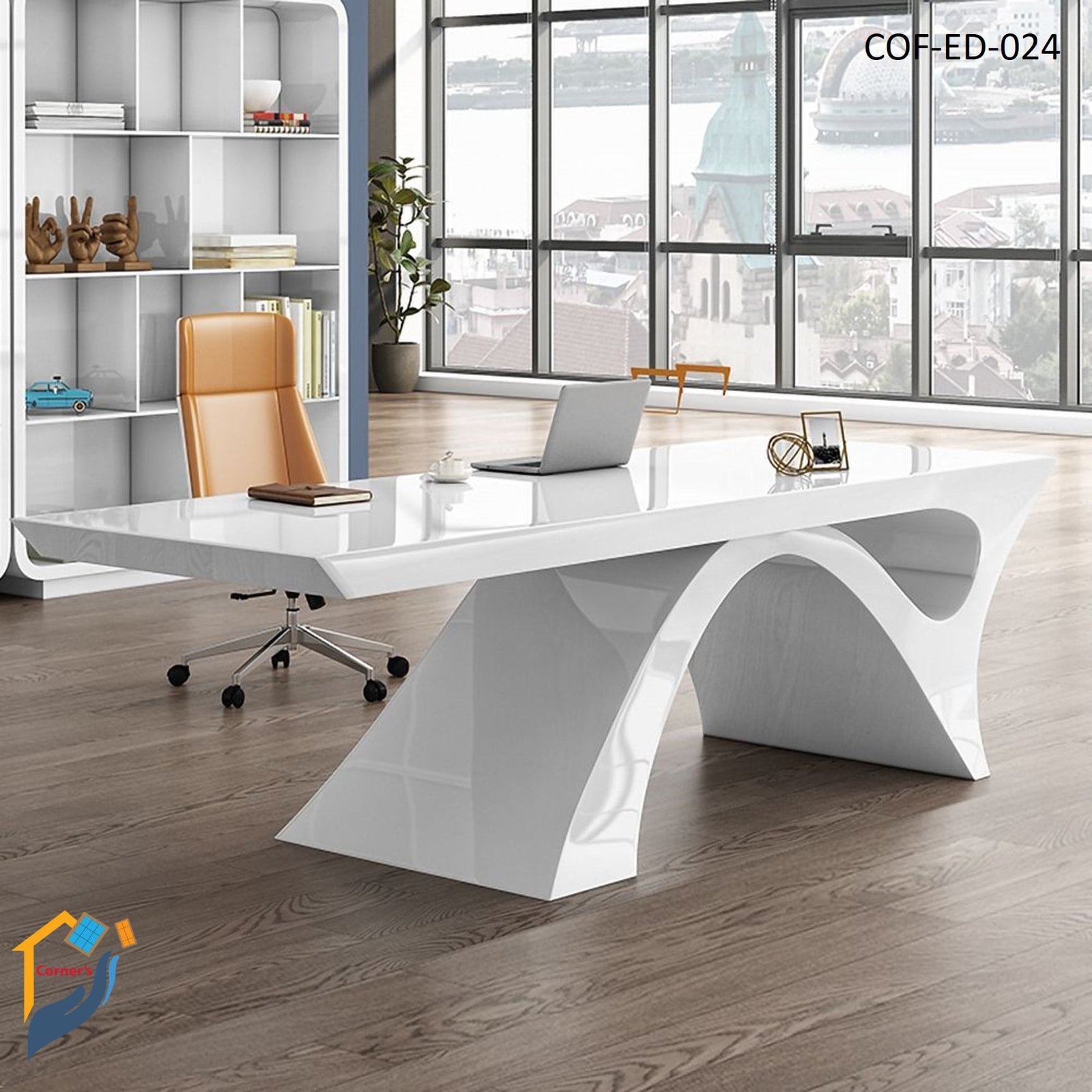 executive desk Mahogany wood Canadian OAK Veneer MDF Docu