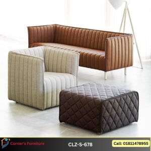 Unique design Sofa duco painted MS base