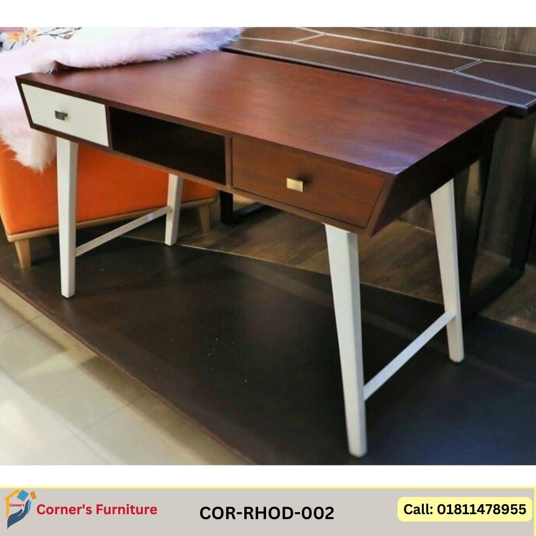 study table made of mahagony wood. stylish elegant chic beautiful gorgeous modern decorative