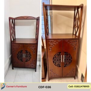 Shelf Made of Solid Mahogany / Segun wood leg and leg base Stylish modern unique elegant chic beautiful