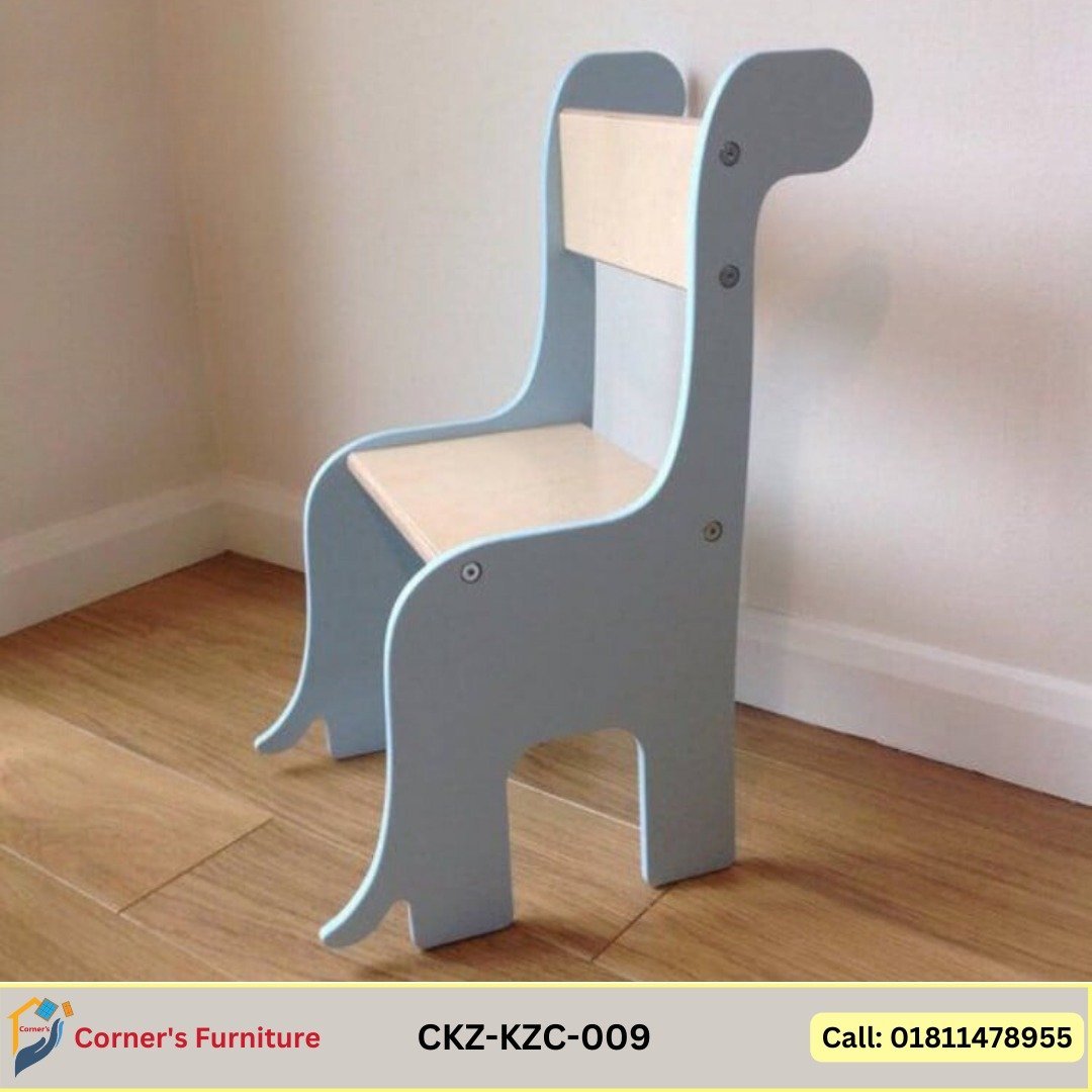 Kids chair made of solid MAHAGONY wood, Canadian oak veneer mdf board with duco paint finish. As per picture