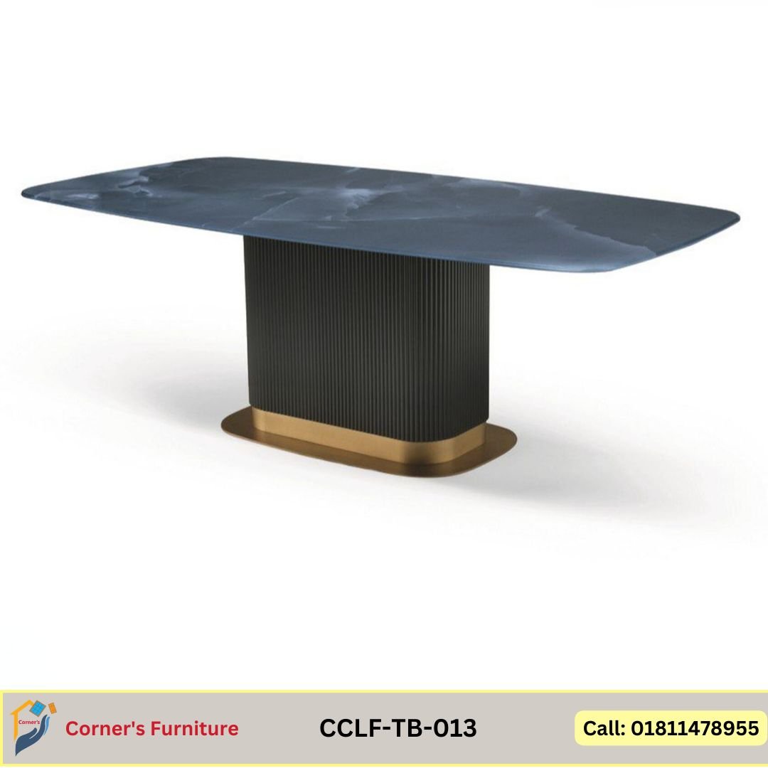 dining table Docu painted plywood leg heat painted MS Plate