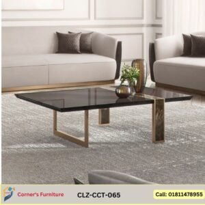 Center table Leg and leg base made of MS box with metallic color. contemporary elegant aesthetic sophisticated decorative