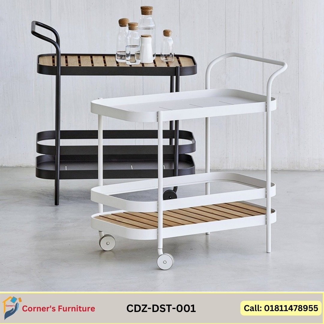 Trolley structure is made of heat painted MS