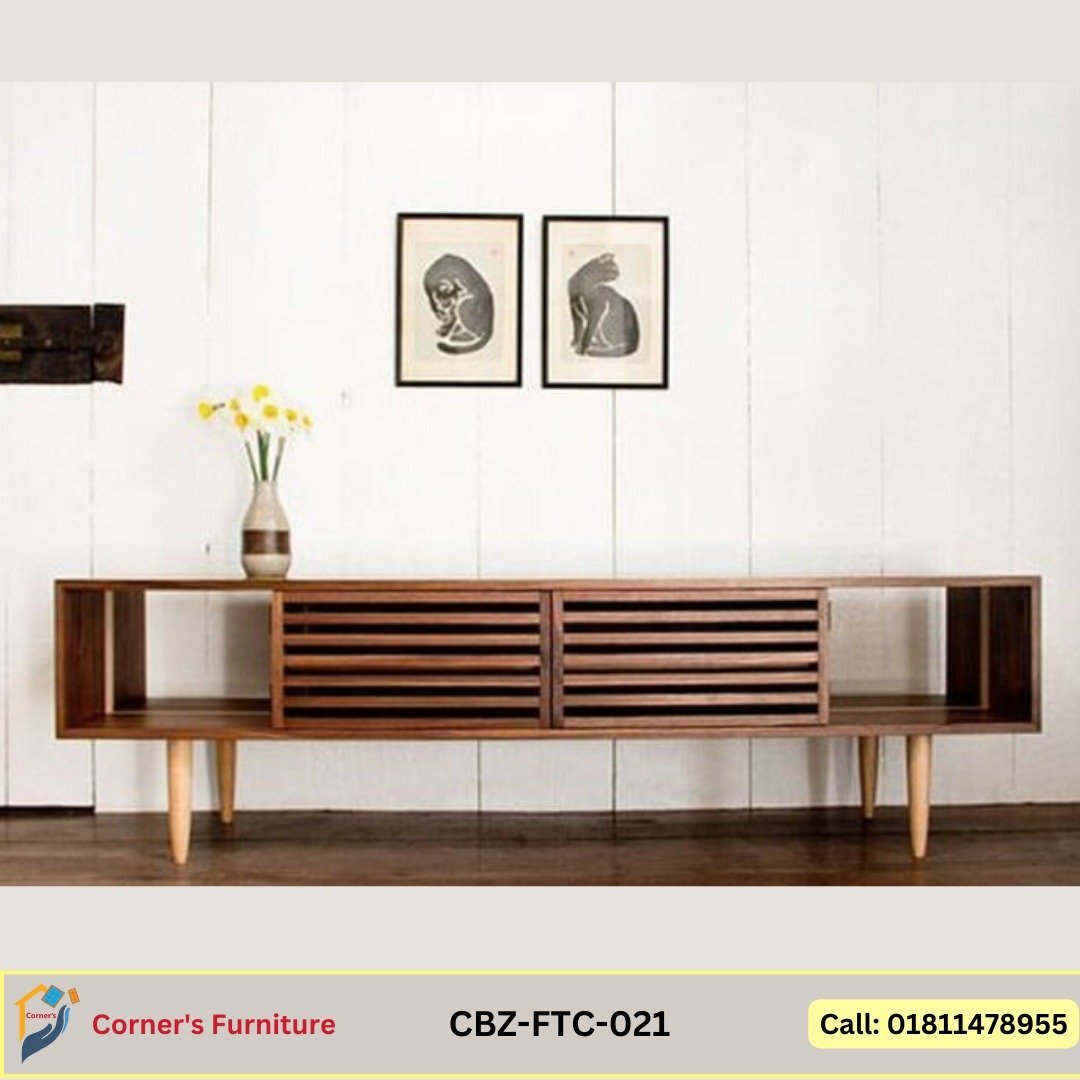 tv cabinet Made of Canadian OAK veneer MDF board