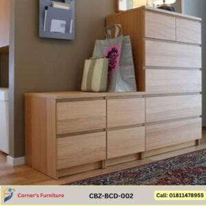 Chest of Drawer Made of Canadian OAK Veneer MDF board