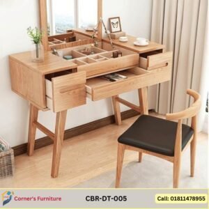 dressing table Made Mahagony wood Canadian OAK veneer MDF board with Lacquer paint Finish, high quality mirror and marble top simple attractive gorgeous