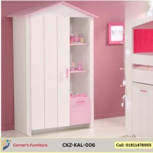 cupboard Made of Canadian OAK Veneer MDF with white and pink duco finish as per picture.The base structure is made of Solid Mahagony wood.