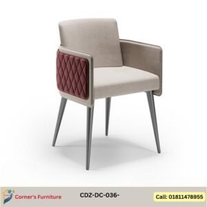 Modern Dining Chair made of Mahogony Wood with Lacquer polish seat rubber foam with velvet fabric. beautiful chic sophisticated