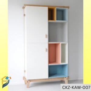 Kids Cabinet Made of Canadian OAK Veneer MDF with multicolor duco and lacquer finish as per picture. beautiful stylish modern