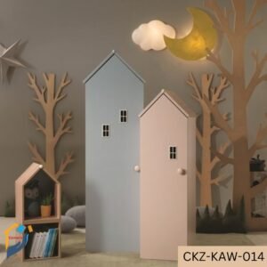 Kids Cabinet Made of Canadian OAK Veneer MDF with multicolor duco and lacquer finish as per picture. beautiful stylish modern