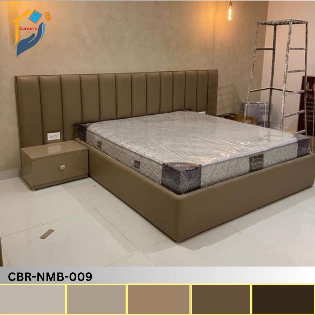 All exposed woods are Solid Mahagony wood with duco paint finish. Inner frame is made of Garjan, Gamari wood and Ply board while perfectly upholstered with foam and PU leather.